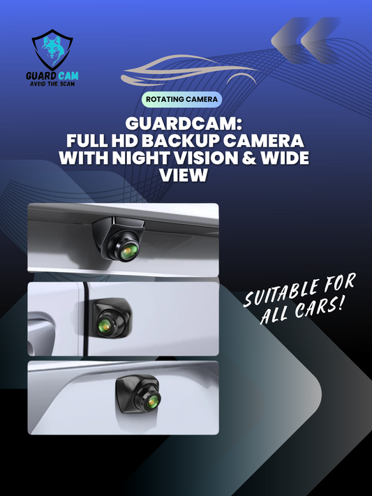 GuardCam: Full HD Backup Camera with Night Vision & Wide View